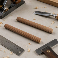 Accessoires de meubles - Cheville filetée en bois contemporaine 16x140mm pour la maison, le bureau et l'hôtellerie