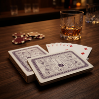 Cartes à jouer publicitaires personnalisées extra-épaisses, cadeaux de mariage, jeu de poker personnalisé avec photo, finition brillante/mate, logo personnalisé