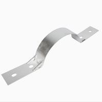Collier de serrage pour tuyaux galvanisés à chaud, pour la fixation des conduites et la protection des câbles des stations solaires