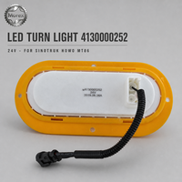 Feu clignotant LED ambre 24V pour camion minier Sinotruk HOWO MT86, référence 4130000252, pièces automobiles en gros, usine chinoise