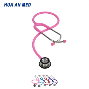 Hua an Med Medical stetoscopio professionale a doppia testa in acciaio inossidabile per infermiere e medico