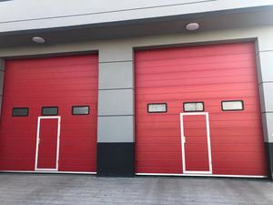 <span class=keywords><strong>Porte</strong></span> <span class=keywords><strong>de</strong></span> <span class=keywords><strong>garage</strong></span> <span class=keywords><strong>sectionnelle</strong></span> en acier à levage vertical automatique avec panneau isolé pour villa et entrepôt - Product Image 5