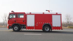 Nouveau véhicule de sauvetage diesel de camion de lutte contre les incendies HOWO moyen de 8 tonnes - Product Image 6