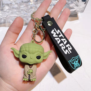 Vente chaude dessin animé <span class=keywords><strong>Star</strong></span> <span class=keywords><strong>Wars</strong></span> 3D figurine PVC porte-clés <span class=keywords><strong>Yoda</strong></span> Dark Warrior Stormtrooper voiture sac pendentif pour voitures et sacs - Product Image 6
