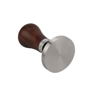 ที่กดกาแฟเอสเพรสโซ, ที่กดกาแฟแบบมือถือพร้อมฐานสแตนเลสและด้ามไม้ - Product Image 4