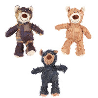 Jouets pour animaux de compagnie résistants aux morsures, jouets en peluche pour chiens, jouets à mâcher durs pour nettoyer les dents, jouets pour chiens en forme d'ours mendiant résistants aux morsures