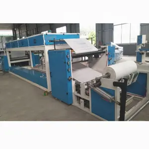 Hoge Opbrengst Automatische Wegwerp Waterdichte Kappers Hals Strips Papier Tissue Roll Making Machine