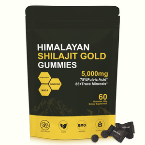 Gomitas <span class=keywords><strong>de</strong></span> Shilajit del Himalaya al por Mayor, Mejoran la Energía, el Corazón y la <span class=keywords><strong>Sangre</strong></span>, Gomitas <span class=keywords><strong>de</strong></span> Shilajit del Himalaya 100% Naturales - Product Image 1