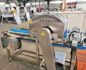 Machine automatique de découpe de fruits en deux, machine à fendre les carottes, concombres, radis, pommes de terre et laitues - Product Image 4