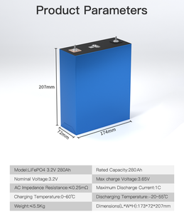 Lớp một lăng trụ Lithium Ion 3.2V LiFePO4 pin di động 280K 280ah 300ah 304ah 310ah 315ah cho xe Golf và xe điện - Product Image 4