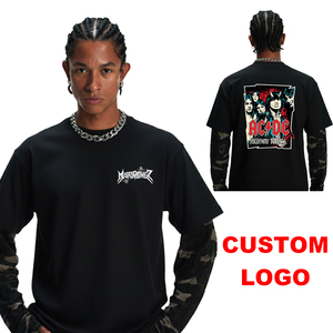 T60004L T-shirt Estive da <span class=keywords><strong>Uomo</strong></span> 100% Cotone, Alta Qualità, Tessuto Lavorato a Maglia 220g, Logo Personalizzato, <span class=keywords><strong>Abbigliamento</strong></span> <span class=keywords><strong>Casual</strong></span> Semplice - Product Image 3