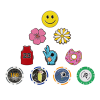 Meilleur prix, différents modèles, marqueurs de balle de golf originaux, accessoire de golf, marqueur de balle de golf personnalisé avec logo, métal