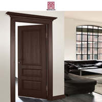 Vente en gros, Design moderne, porte en bois massif, porte Composite, intérieur de maison, porte en bois massif pour maison