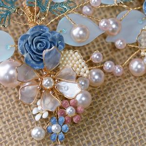 Bleu Charme <span class=keywords><strong>Plage</strong></span> Accessoires De Mariage Boucles D'oreilles Bijoux Femmes Pas D'oreille Piercing Clip Boucles D'oreilles - Product Image 3