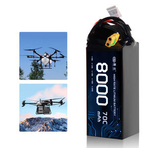 بطارية ليثيوم أيون LEIDA LD04 عالية الجودة بسعة 8000 مللي أمبير وقوة 70C، 6S 22.2V-25.2V، مناسبة للطائرات بدون طيار الزراعية، معتمدة من CE - Product Image 3