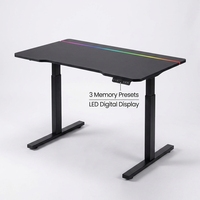 Bureau d'ordinateur réglable AOR E-sports avec trois niveaux de mémoire, design moderne, extensible, vente en gros directe usine