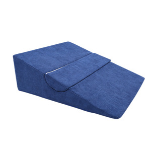 Cojín triangular de algodón para respaldo, soporte ergonómico para sentarse y recostarse, cuidado de la salud del cuello, prevención de la cifosis - Product Image 2