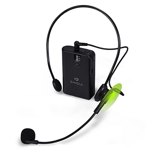 SHIDU 25W salida sonido fuerte sistema PA altavoz impermeable al aire libre portátil profesor amplificador de voz con dos micrófonos inalámbricos - Product Image 4