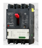 Vente directe d'usine de disjoncteurs intelligents IoT professionnels, disjoncteurs à boîtier moulé HKM9E-250/3P AC50 HZ 400 V