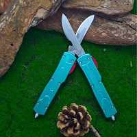 Couteau de poche Hunter CNC en aluminium aéronautique, pratique pour le camping, EDC, haute qualité, lame droite, fabriqué en Chine, sac oppo
