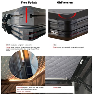 เต็นท์หลังคารถแบบแข็ง อลูมิเนียม ผ้าอ๊อกซ์ฟอร์ด สองชั้น กันน้ำ สำหรับทุกฤดู เปิดเร็ว ขนาดใหญ่ - Product Image 4
