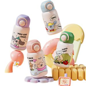 Yaye simpatici per bambini con doppia tazza Anti-goccia copertura per cartoni animati nuova fiaschetta Thermos per PC Logo caldo regalo all'ingrosso per bambini - Product Image 2