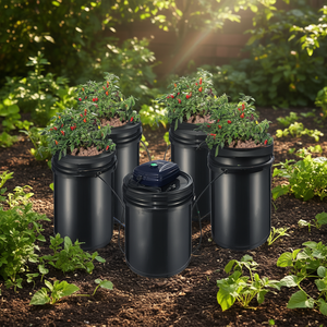 Système hydroponique Rdwc à 4 seaux de 5 gallons pour culture en eau profonde avec pompe, facile à utiliser pour le jardinage intérieur et extérieur - Product Image 2