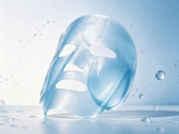 Masque facial en feuille OEM à marque privée au peptide de cuivre bleu GHK-Cu et à l'acide hyaluronique, hydratant en profondeur et réparateur post-chirurgie