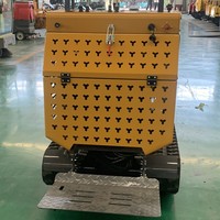 Mini-dumper sur chenilles YH-1200, camion benne de 1200 kg, machine à déchargement hydraulique autonome pour usage agricole et de jardinage