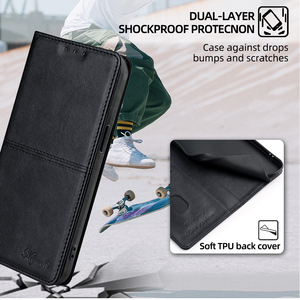 Pour Realme <span class=keywords><strong>GT</strong></span> Neo 5 C30 V11 5G Narzo 50i 50A <span class=keywords><strong>GT</strong></span> Master C33 C35 C31 C21 étui de qualité produit housse de téléphone support housse à rabat en cuir - Product Image 4