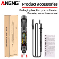 Multimètre stylo haute précision numérique entièrement automatique intelligent pour électricien, testeur de tension AC/DC, voltmètre, ohmmètre