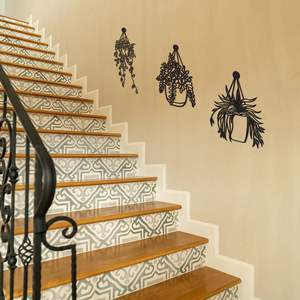 Adorno colgante de pared de hierro personalizado de estilo nórdico, entrada en forma de planta, decoración de pared creativa - Product Image 2