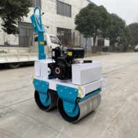Mini Compacteur Vibratoire Autoporté Hydraulique de 0,5 Tonne pour Béton, Sol et Asphalte