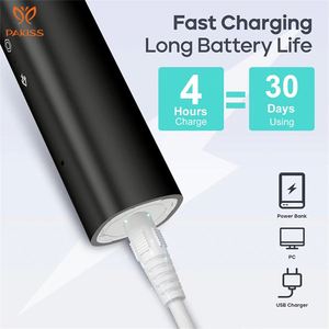 OEM Étui de voyage personnalisé pour brosse à dents électrique ultrasonique pliable Type-C Chargement IPX7 étanche 15 jours d'autonomie pour usage domestique - Product Image 4