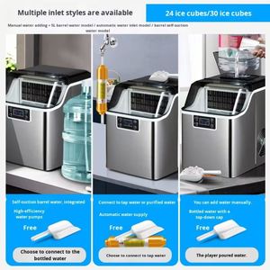 Máquina de Hielo Mini de Alto Rendimiento, Enfriada por Aire, para Uso Doméstico o en Plantas de Producción, Produce Cubos de Hielo - Product Image 3