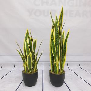 Bonsái de <span class=keywords><strong>Agave</strong></span> de Aloe Vera Tropical Artificial más vendido, hoja de hierba de simulación realista de plástico verde <span class=keywords><strong>pequeño</strong></span> para decoración del hogar - Product Image 3