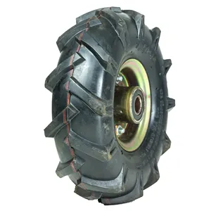 Herringbone Tire Pneumatic Rubber Wheel 3.50-4 Wheelbarrow Tire