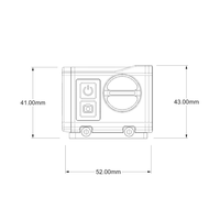 Mini caméra thermique NV246 256x192 avec écran tactile, fonction photo et vidéo, logo personnalisé OEM, fixation rapide