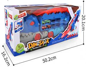 Coche de juguete de PVC, el mejor modelo de tren de metal fundido a presión, coche de juguete de dinosaurio de plástico barato a escala para niños y niñas, venta al por mayor - Product Image 4