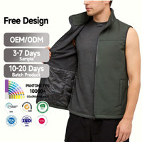 Chaleco Deportivo Personalizado con Logotipo Bordado para Hombre, Ligero, Cortavientos, con Cremallera, para Viajes, Senderismo, Running y Golf