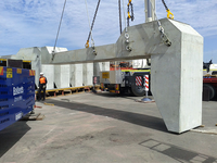 Z2LIFTING Anneau de levage pour panneaux préfabriqués en béton, en alliage de qualité 80, avec embrayage, peint, à utiliser avec une chaîne de levage