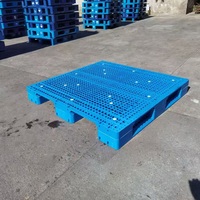 Palette Euro Synhua T1028D en plastique robuste pour usage industriel, 1200x1000, entrée bidirectionnelle, charge dynamique 3,0T, vente en gros