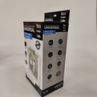 Boîte de papier kraft de thé en carton ondulé recyclable emballage laminé mat gaufré de carte pliable pour cadeaux et marchandises