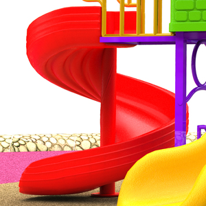 Thương Mại Nhựa Ngoài Trời Trẻ Em Sân Chơi Trượt Để Bán - Product Image 5