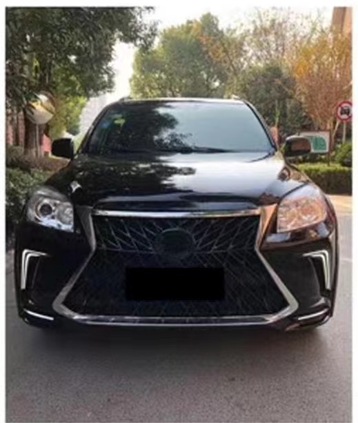 Передний и задний бампер Facelift, широкий конверсионный корпус, комплект для RAV4 2009-2011, обновление, изменение на Lexus