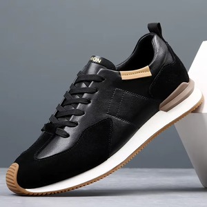 Chaussures de sport décontractées pour hommes, légères, antidérapantes, de haute qualité, pour l'hiver, avec semelle en caoutchouc et tige en microfibre et mesh - Product Image 2