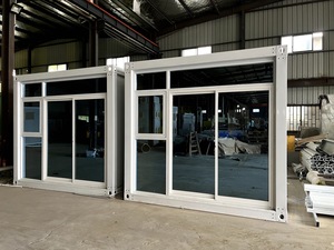 Casa Container 20ft di Lusso Estetica Raffinata con Vetro Personalizzabile Uffici a Tre Piani Pannello Sandwich Prefabbricato Modulare - Product Image 3
