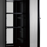 Rak Server Kabinet Jaringan Pusat Data Berdiri Lantai Baja 11U 800*800mm Tersedia