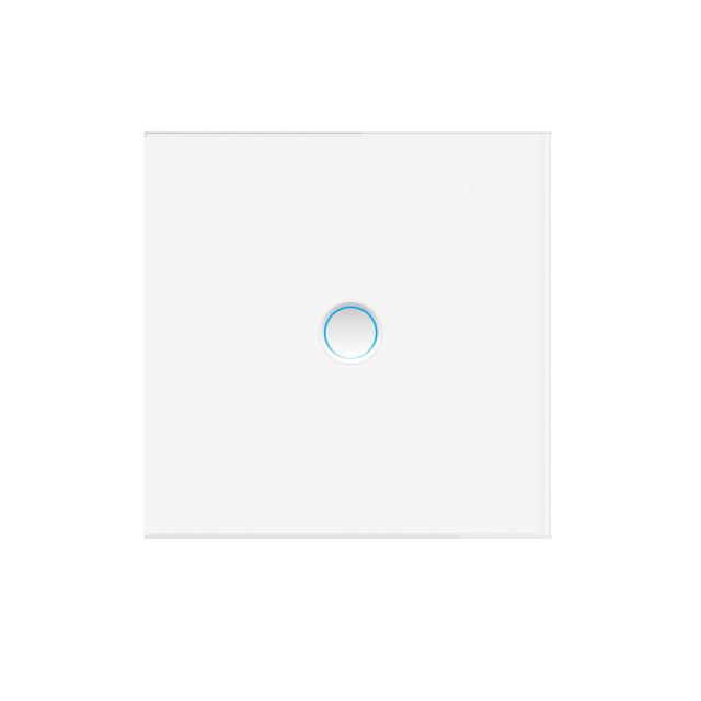 MOES Tuya Matter WiFi Smart Concave Glass Panel Light Switch Neutral Wire Required