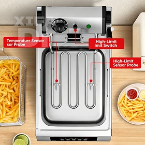 Friteuse électrique industrielle 220V pour <span class=keywords><strong>la</strong></span> production <span class=keywords><strong>de</strong></span> fritures à haut volume - Product Image 4